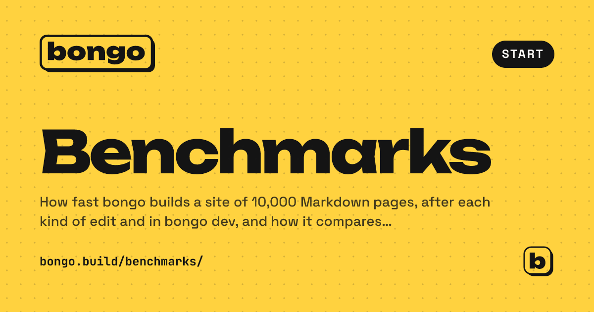 Benchmarks · bongo