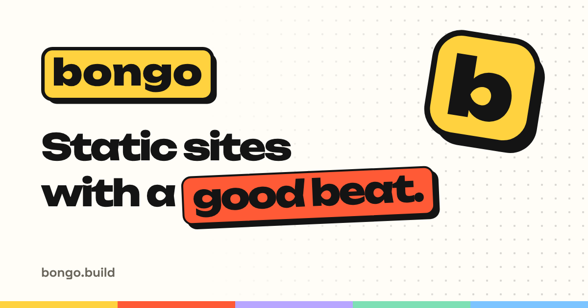 bongo — bongo is a static site generator. Rolldown bundles your scripts, LightningCSS bundles…